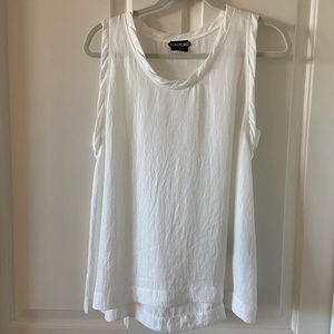 Tom Ford Women’s Tank Top Sleeveless Blouse White Size 36 Small